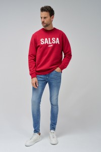 SWEATSHIRT MIT BRANDING