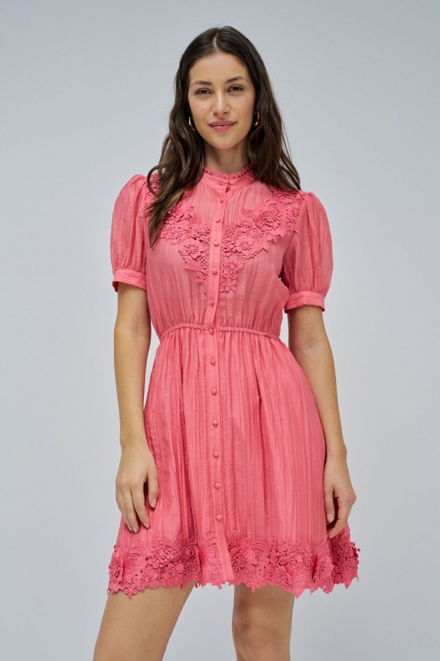 VESTIDO CAMISERO CORTO