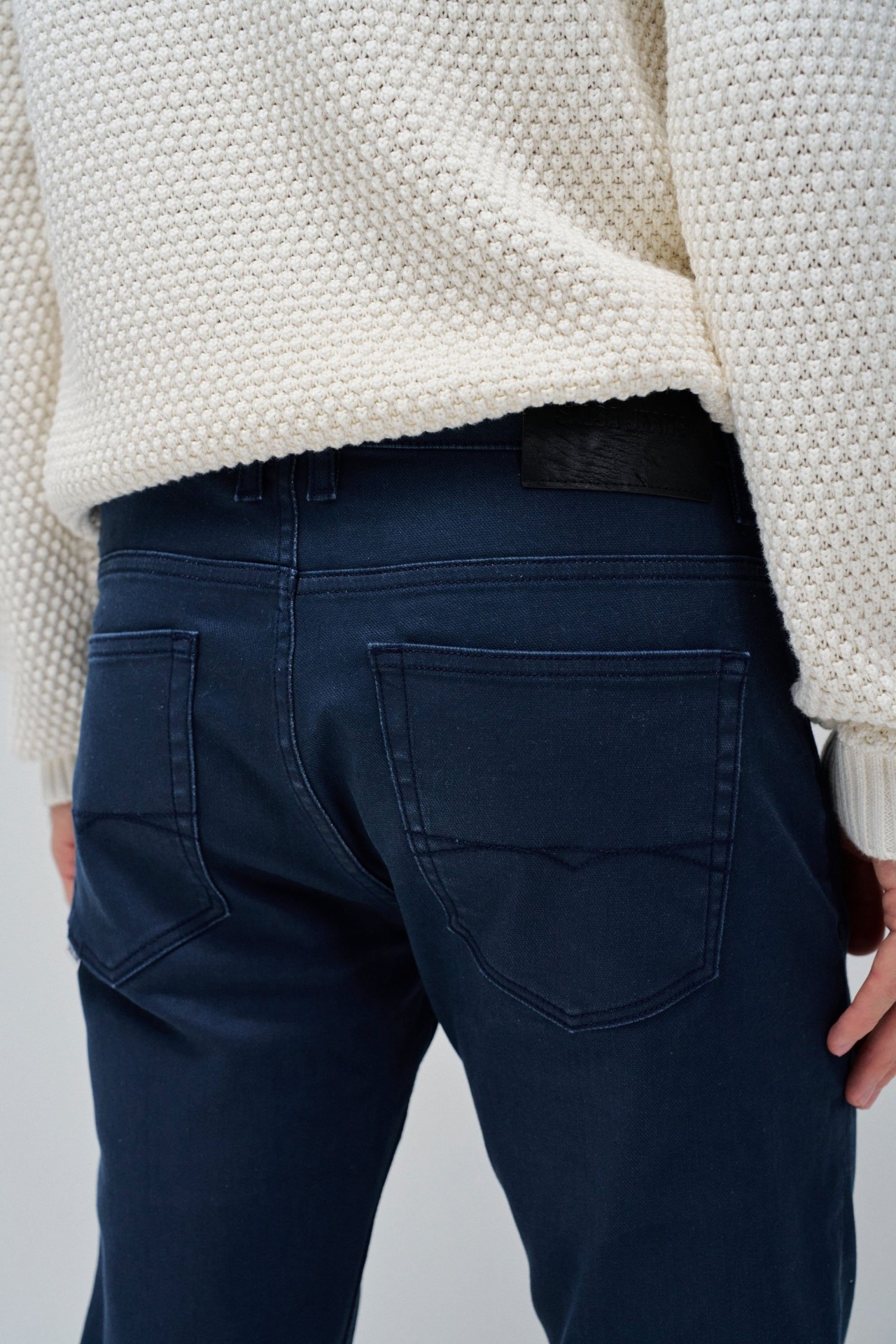 PANTALON SLIM S-ACTIV ENDUIT