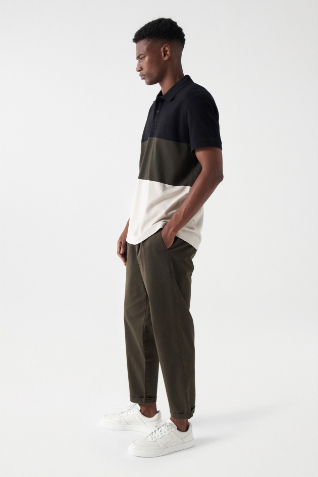 TRICOLOUR POLO SHIRT