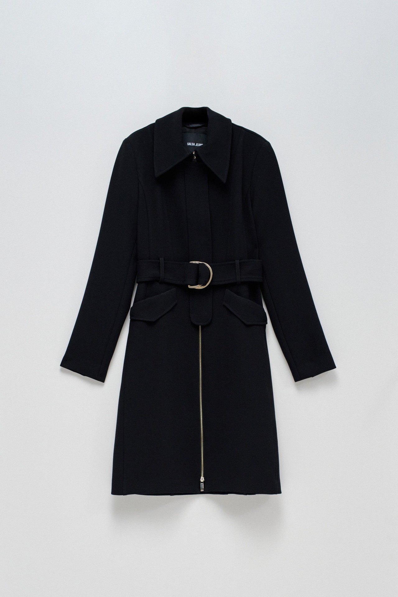 GABARDINE EN TISSU AVEC CEINTURE