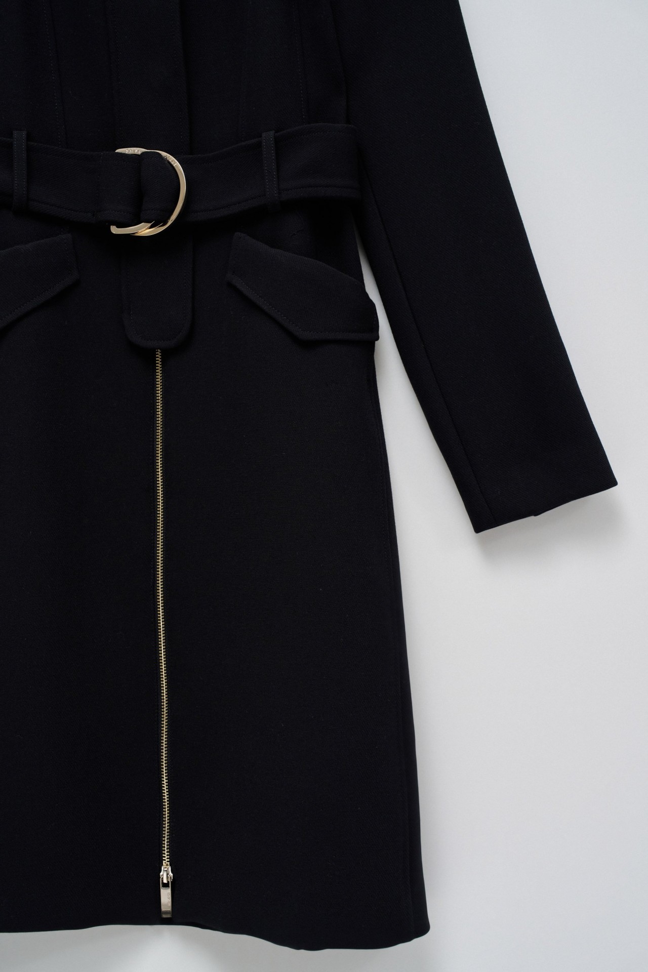 GABARDINE EN TISSU AVEC CEINTURE