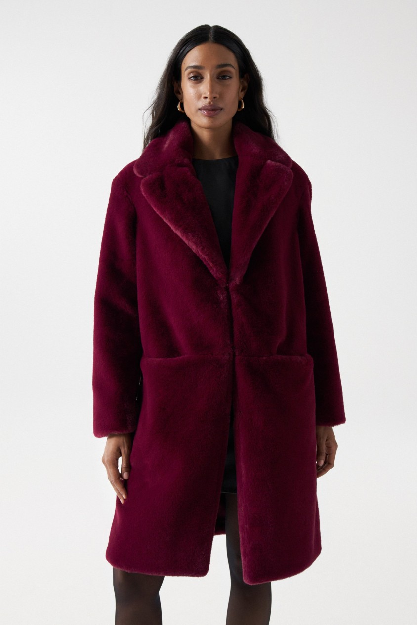 Salsa Abrigo Paño PaÃ±o Para Abrigos Abrigos Mujer 2021 El Corte