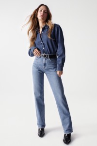 THE VILL CONCEPT-JEANSHEMD, REGULAR