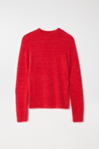 JERSEY DE PUNTO CON EFECTO PELO