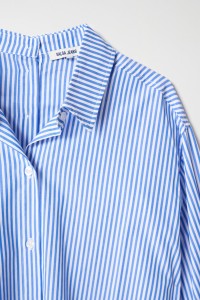 【SATIIIZ】Mir Stripe Shirt CHS_SUMMER STRIPE