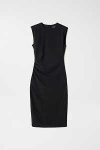 VESTIDO MIDI COM OMBREIRAS