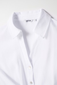SATIN-BLUSE