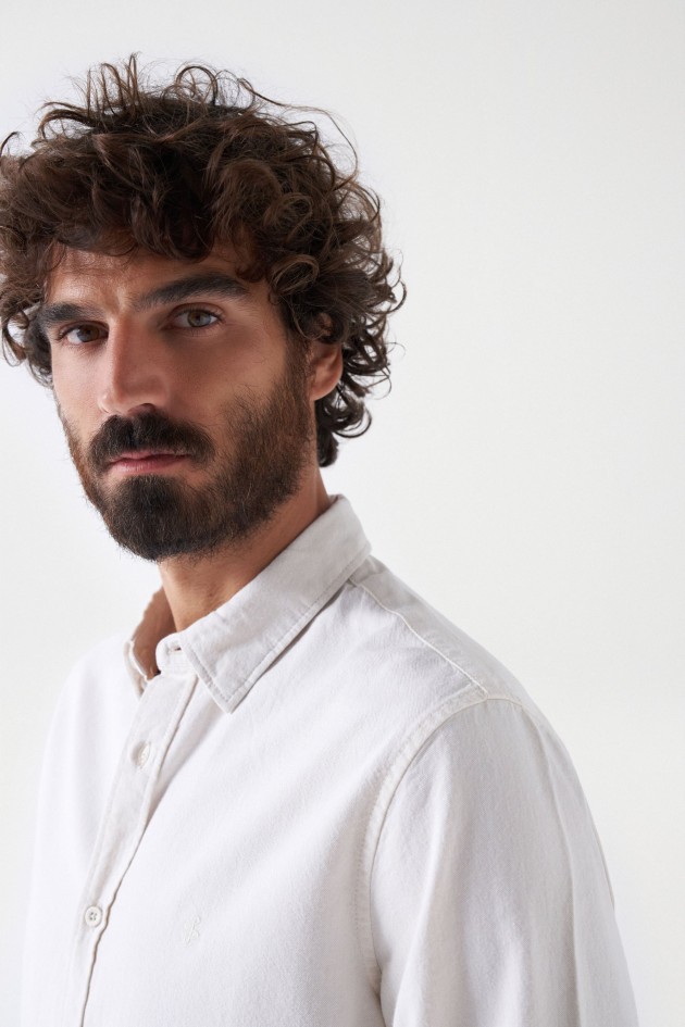 CAMISA DE ALGODÃO COM LOGOTIPO