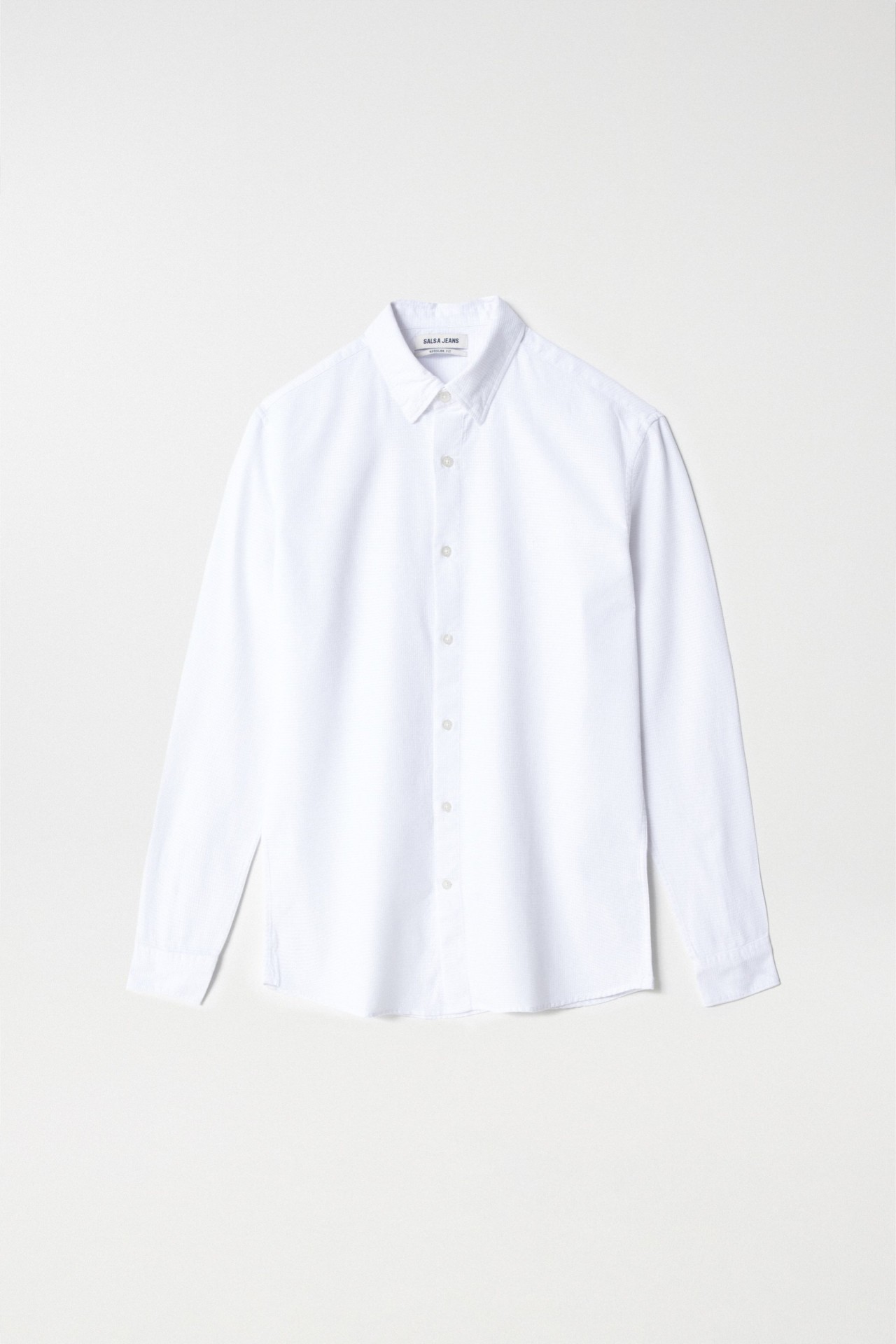 CAMISA DE ALGODO TEXTURADA