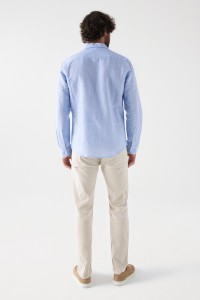 COTTON AND LINEN SHIRT