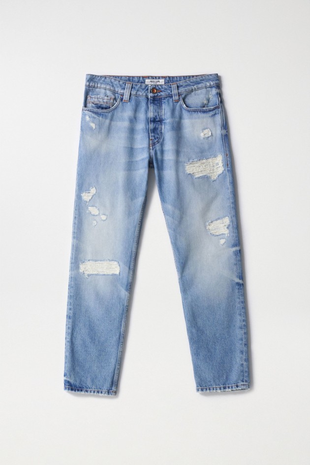JEANS REGULAR CRAFT SERIES AVEC DÉCHIRURES
