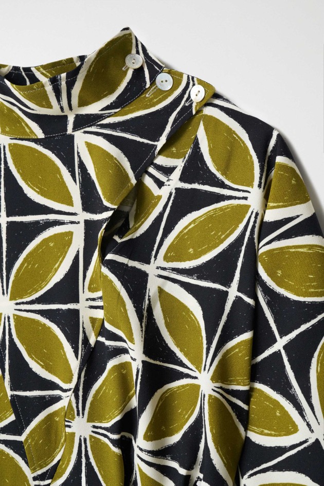 ROBE MIDI À IMPRIMÉ FLEURI