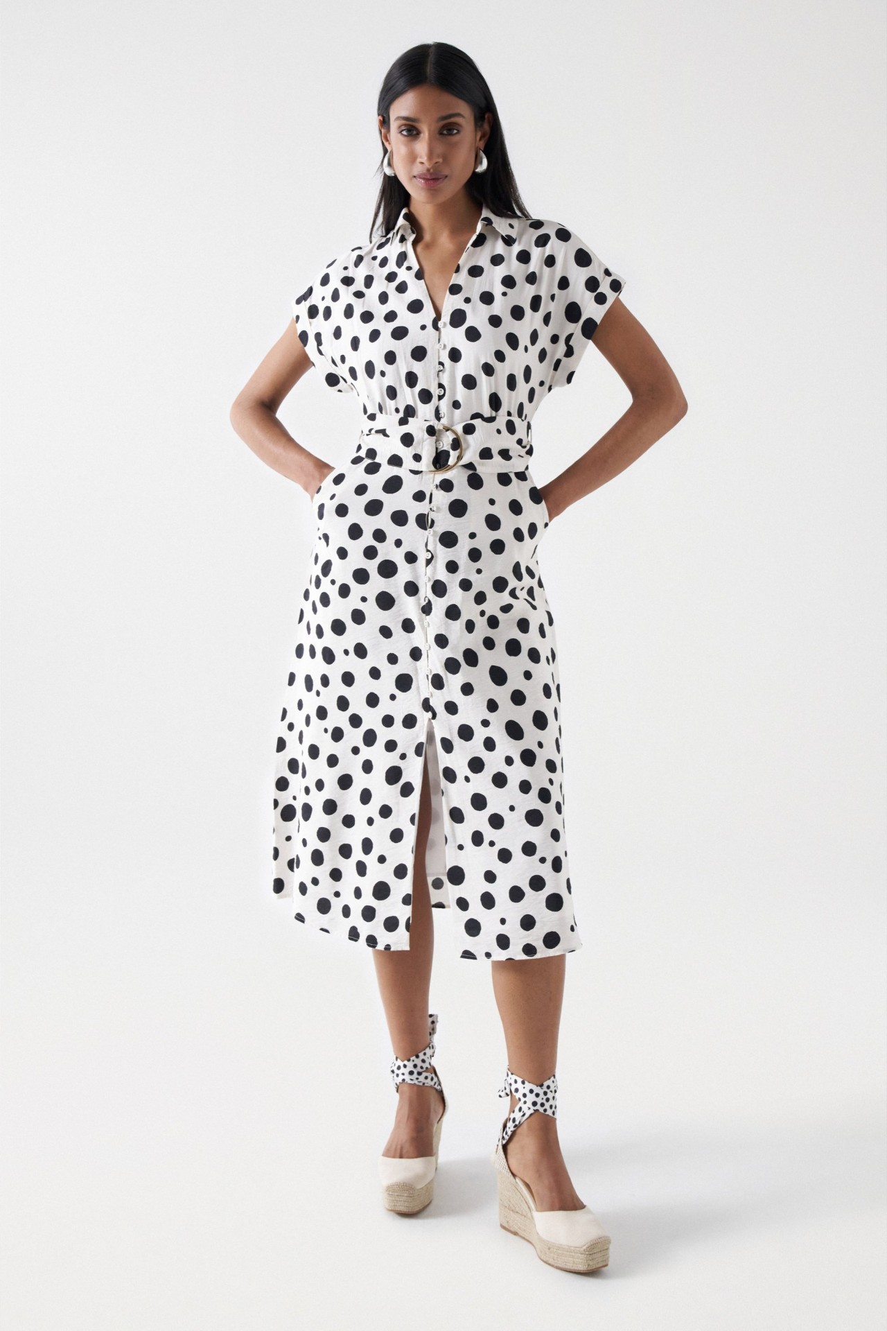 品質検査済 楽天市場】ANDRESD アンドレスド flocky dot dress