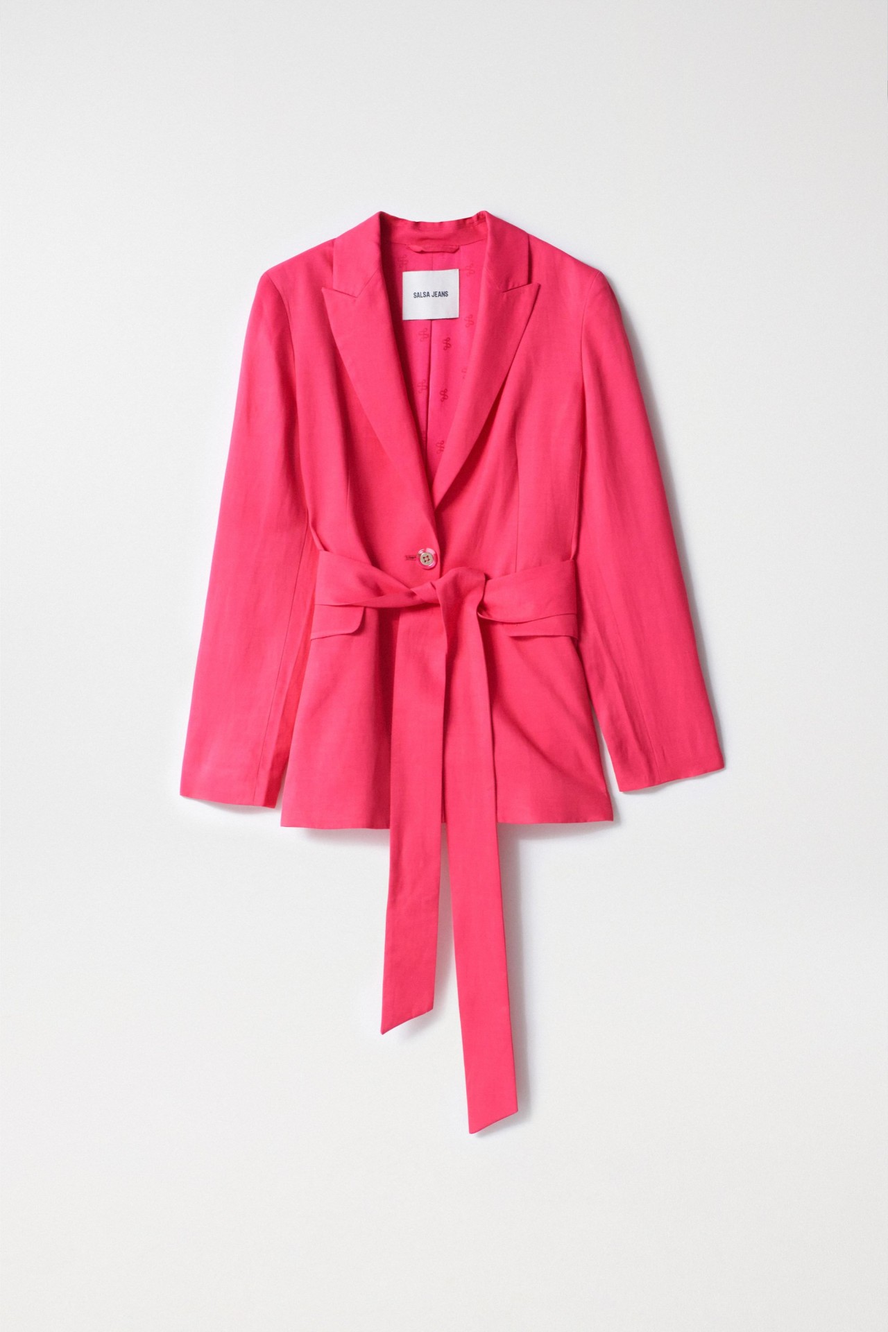 BLAZER SATIN AVEC CEINTURE