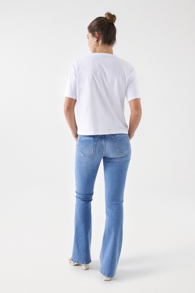 T-SHIRT À MOTIF GRAPHIQUE FLORAL