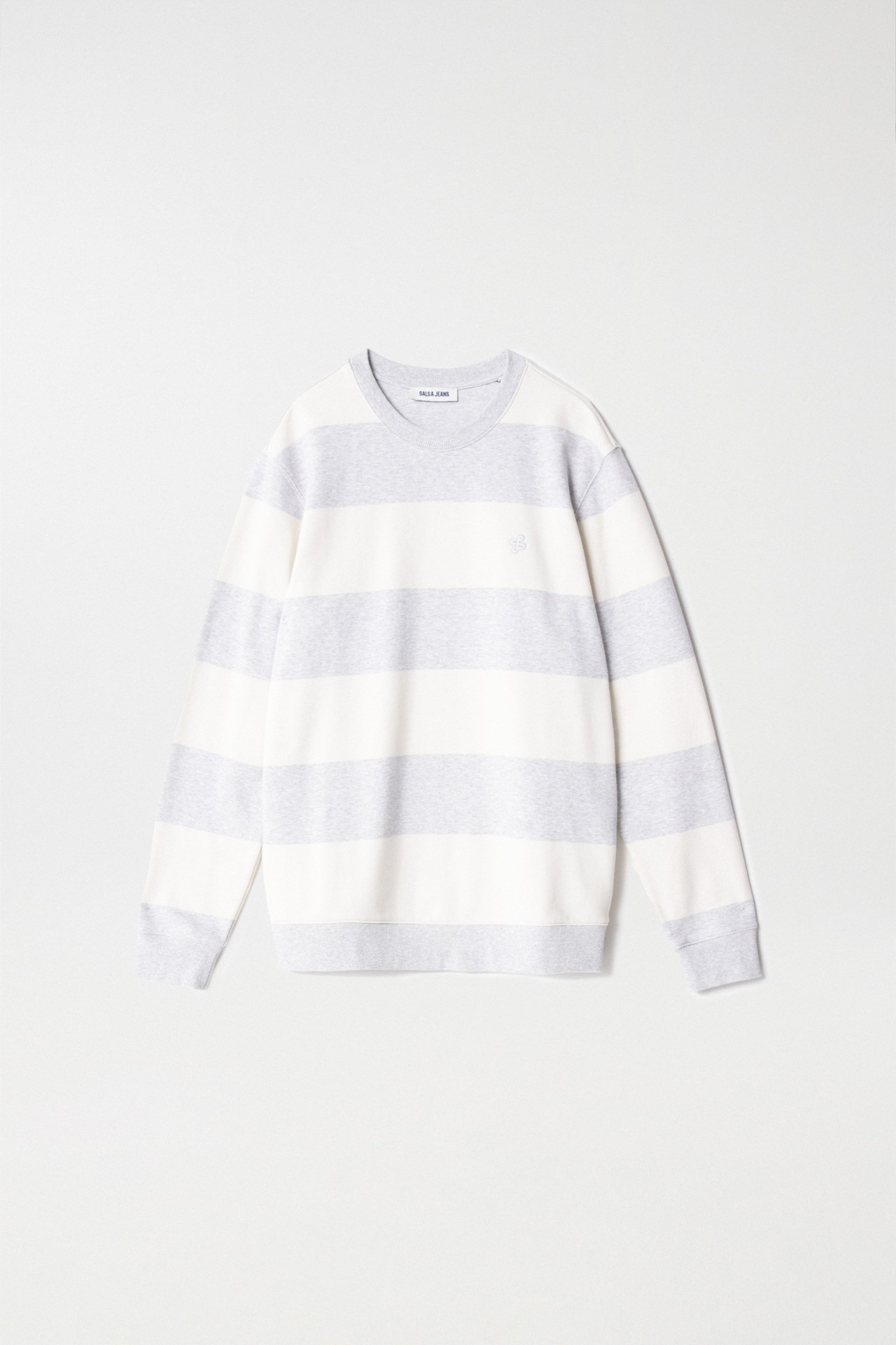 SWEATSHIRT  RAYURES ET LOGO