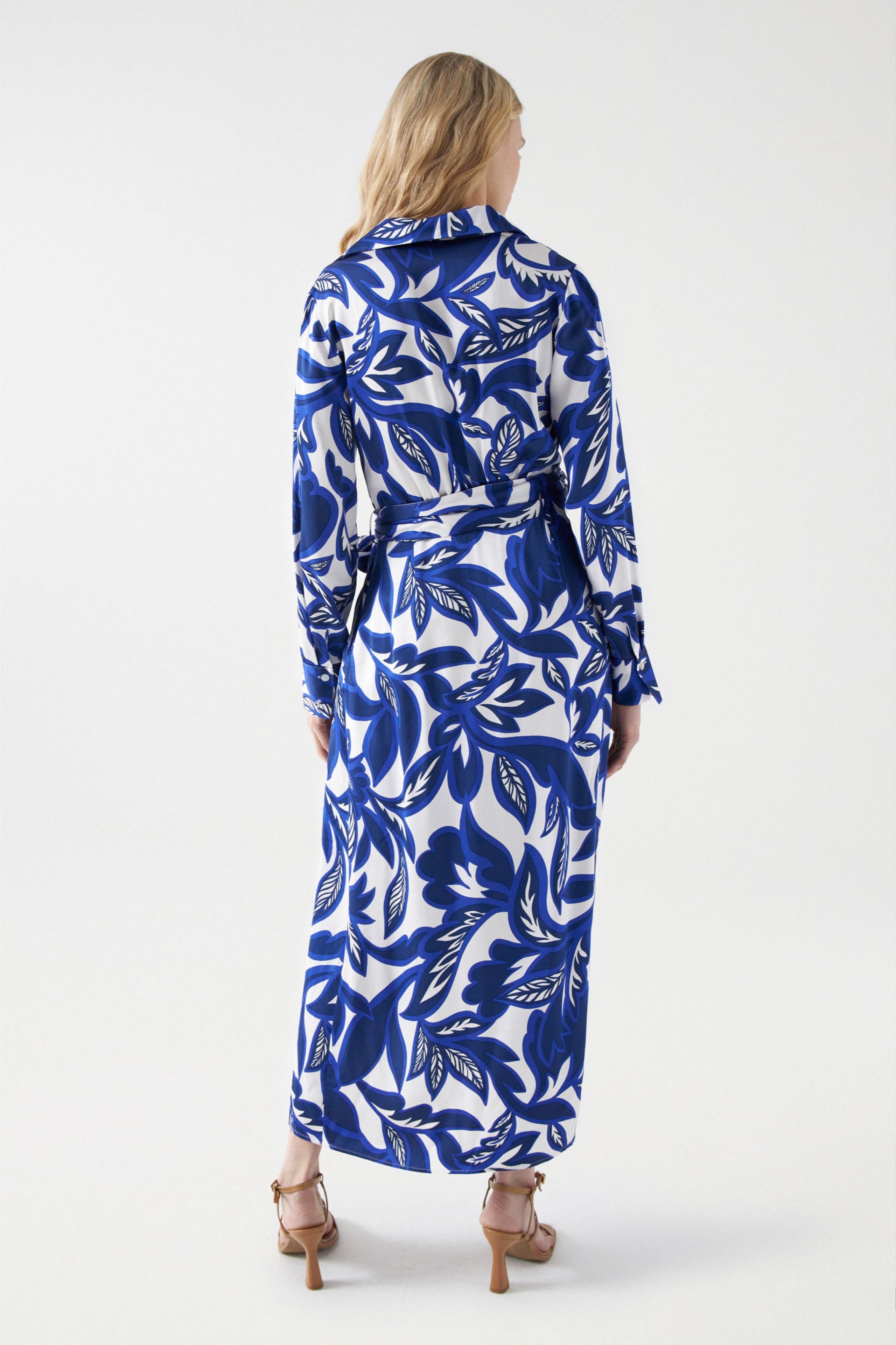 Navy Bloom Yondal Dress Silkfred Yondal Dress Store In Navy Bloom 2025