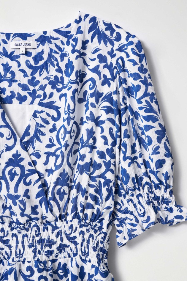 SHORT DRESS WITH PRINT