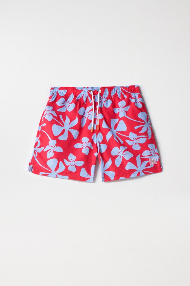 CALÇÕES DE BANHO COM ESTAMPADO FLORAL