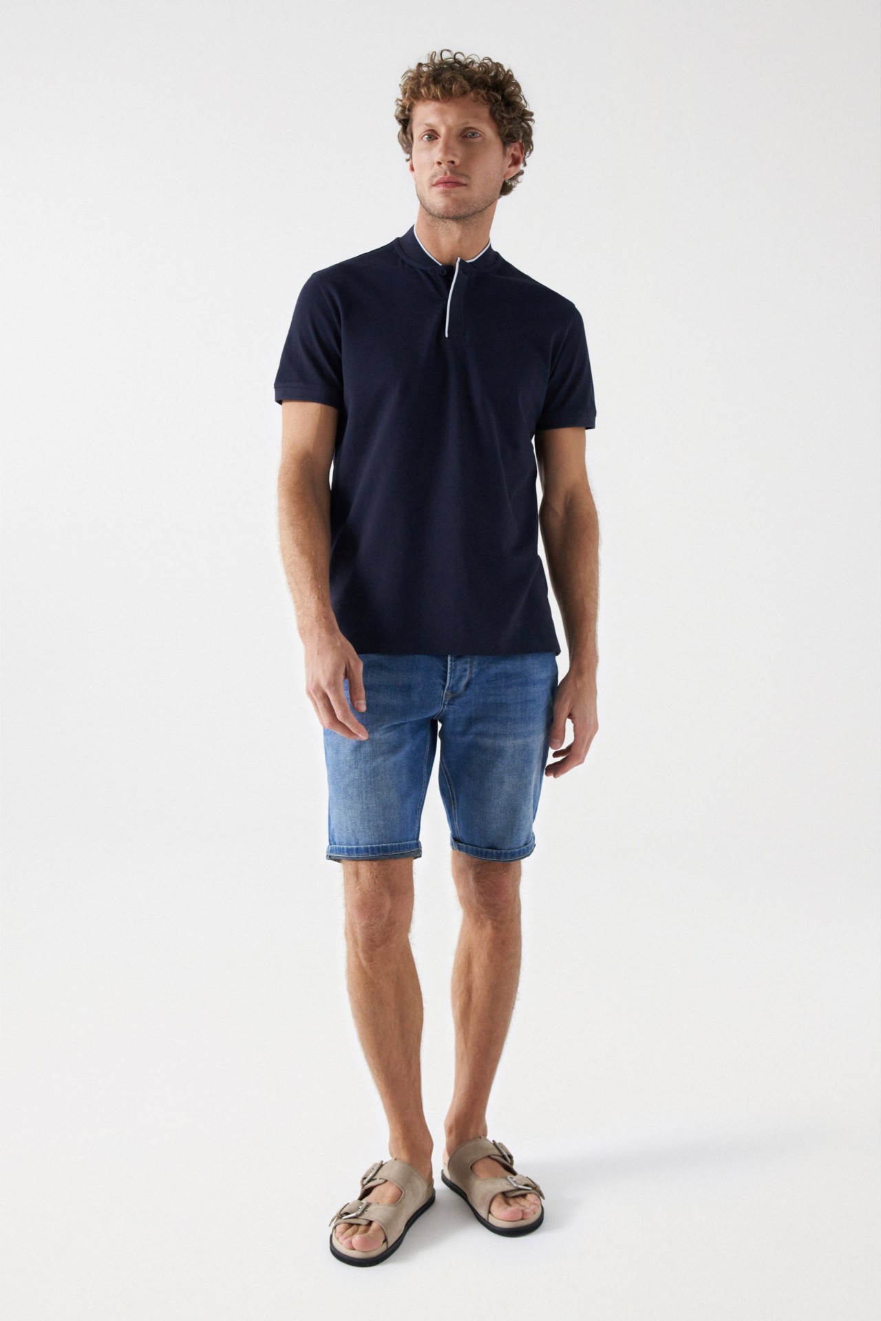 POLO AVEC COULEUR CONTRASTANTE  LENCOLURE