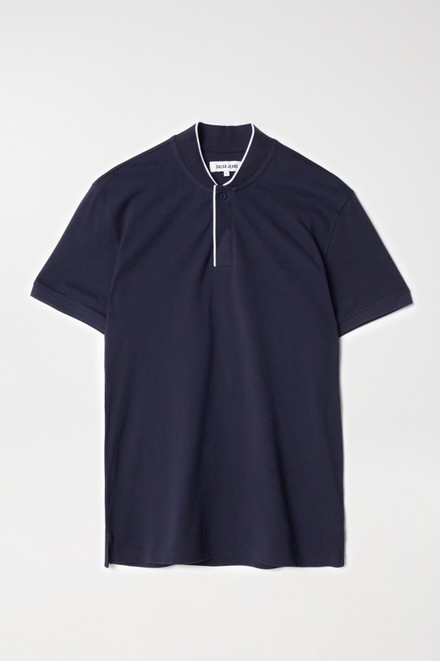 POLO AVEC COULEUR CONTRASTANTE À LENCOLURE