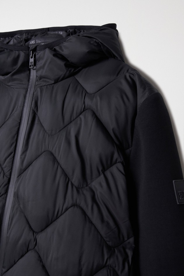 VESTE HOODIE MATELASSÉE
