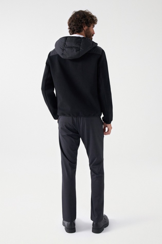VESTE HOODIE MATELASSÉE
