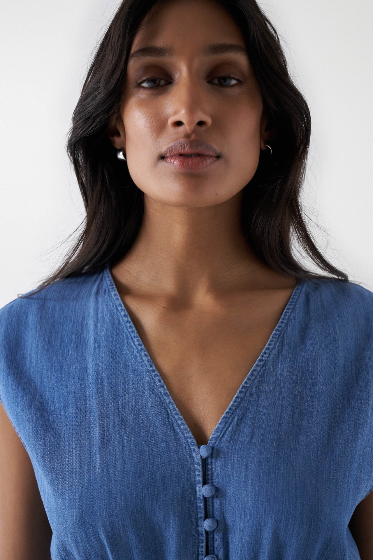 ROBE MIDI EN LIGHTDENIM