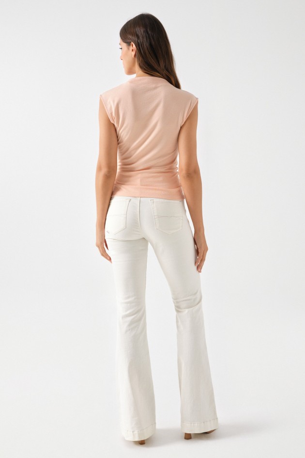 TOP AVEC EFFET DRAPÉ