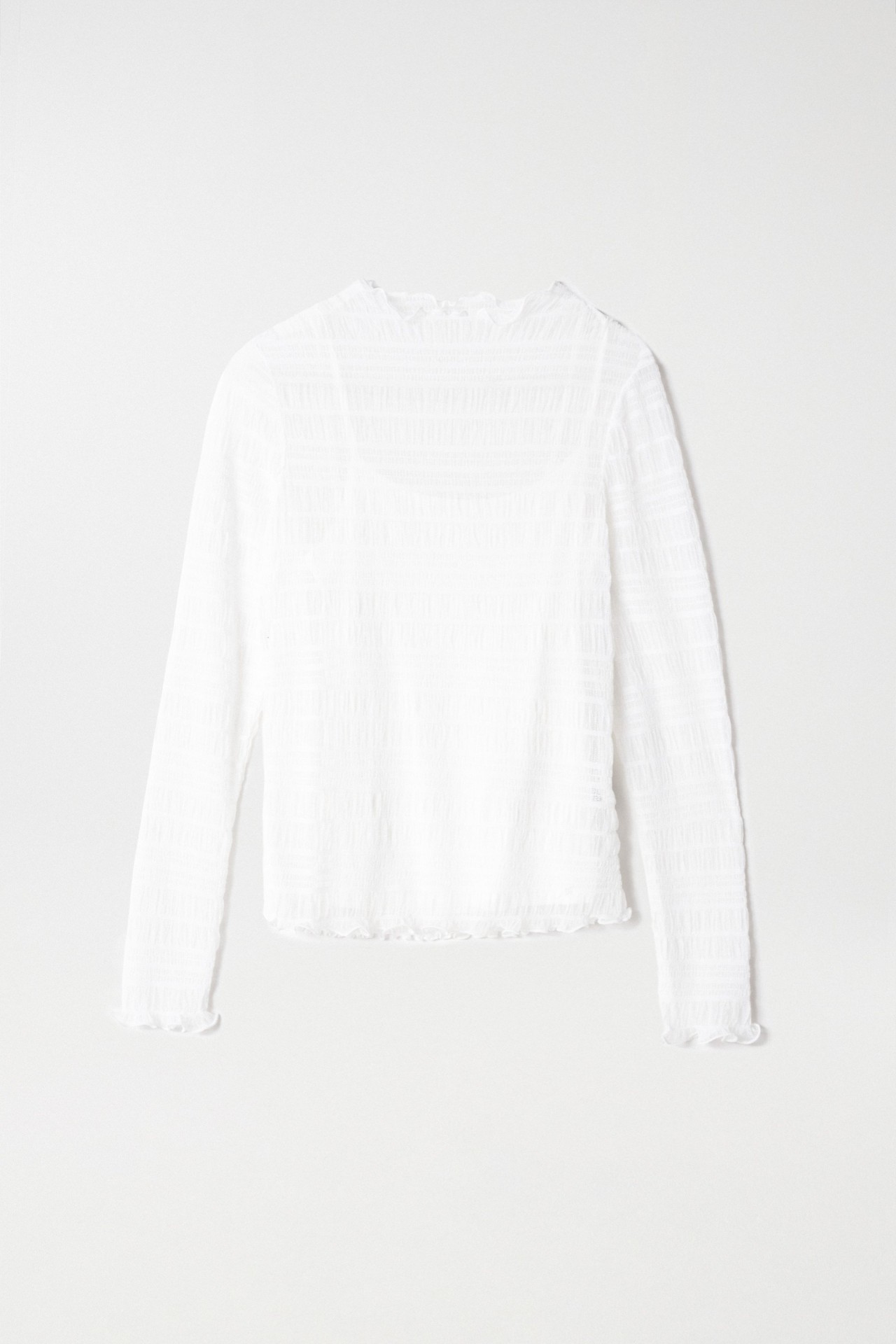 CAMISOLA COM TRANSPARNCIA