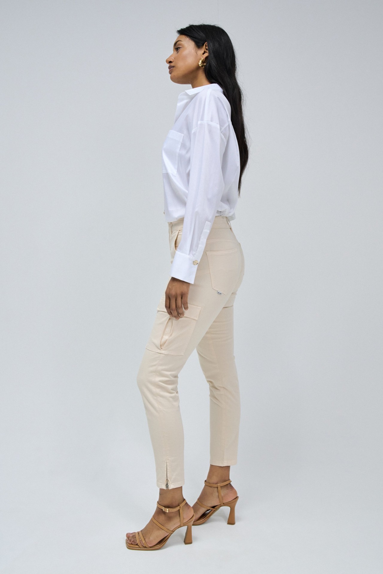 TROUSERS CARGO FAITH PUSH IN CROPPED SKINNY
