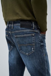 TAPERED CROPPED SLIM JEANS