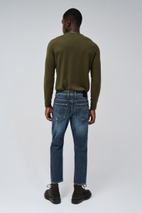 TAPERED CROPPED SLIM JEANS