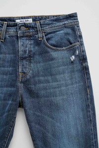 TAPERED CROPPED SLIM JEANS