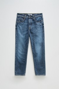 TAPERED CROPPED SLIM JEANS