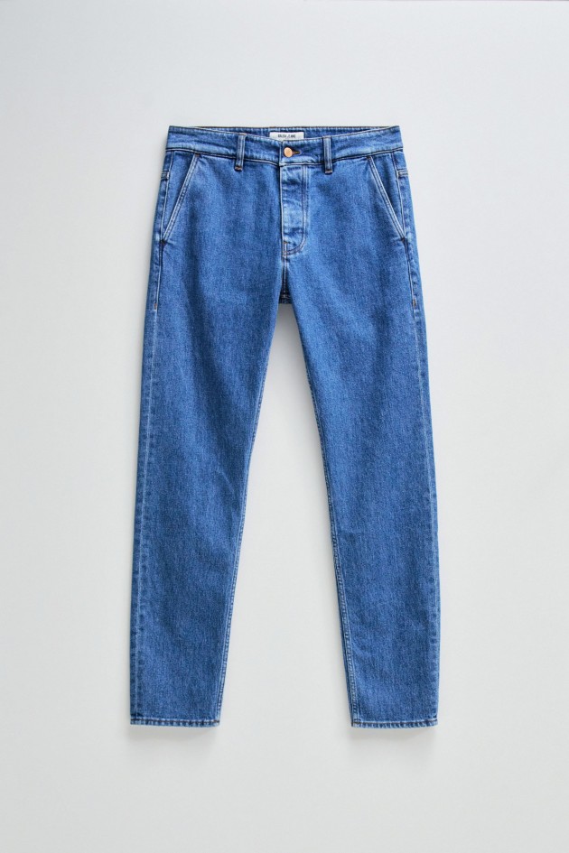 PANTALON SLIM FIT AVEC LAVAGE MOYEN