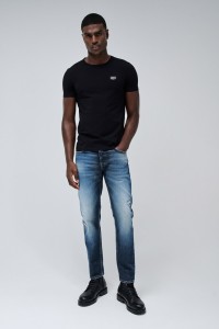 SLIM FIT WITH RIPS JEANS