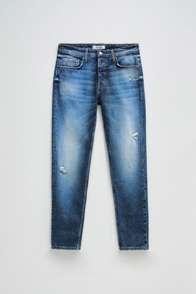 SLIM FIT WITH RIPS JEANS