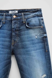 SLIM FIT WITH RIPS JEANS