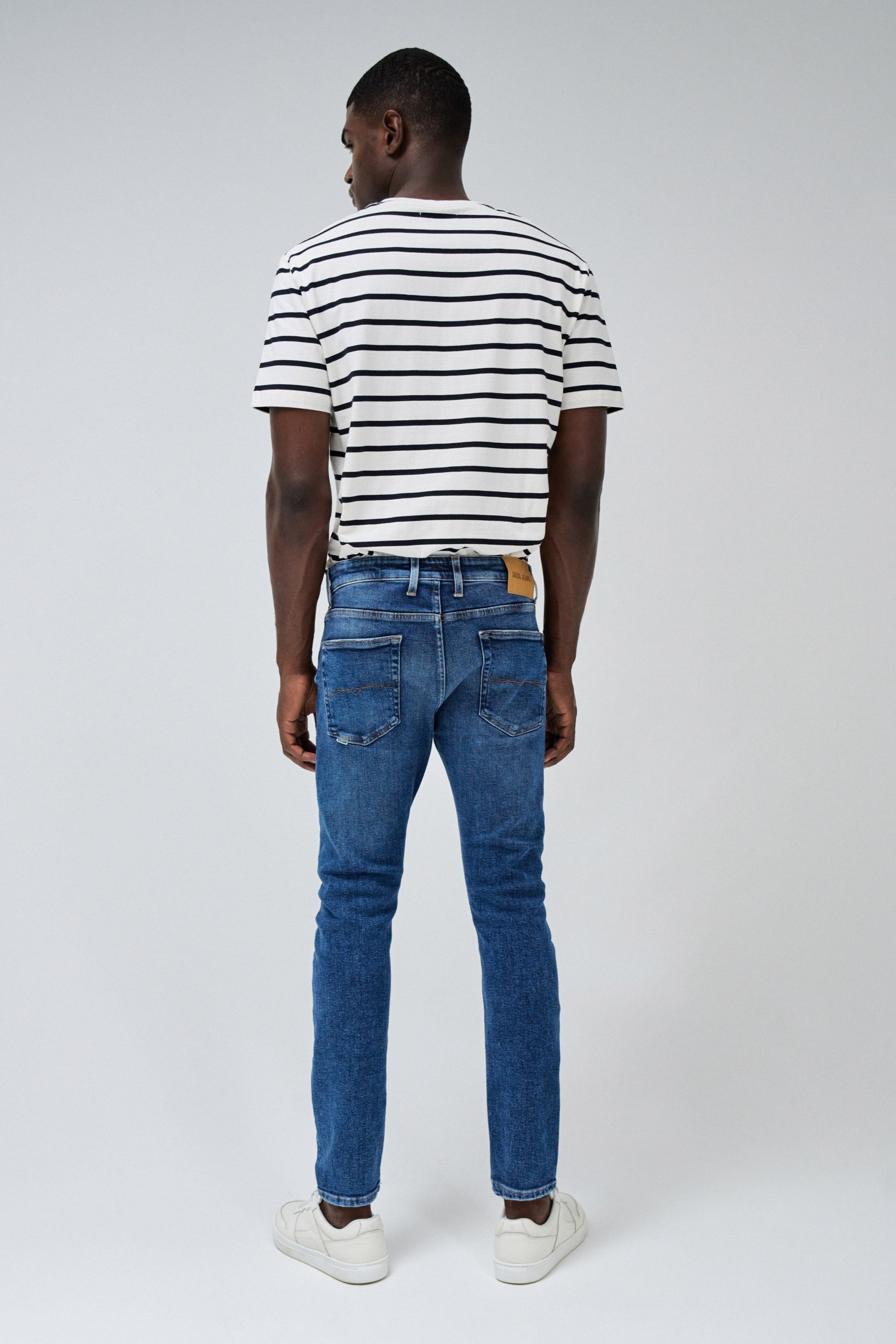 Jean Skinny Homme Salsa - Réf. 122490 - Taille 40 (W32) - Bleu - 92% Coton - Neuf Avec étiquettes
