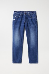 REGULAR WITH SLIGHT CRACKS JEANS