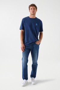REGULAR WITH SLIGHT CRACKS JEANS