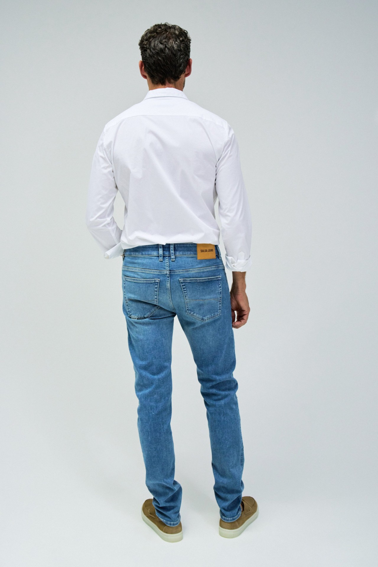S-ACTIV SLIM FIT WITH RIPS JEANS