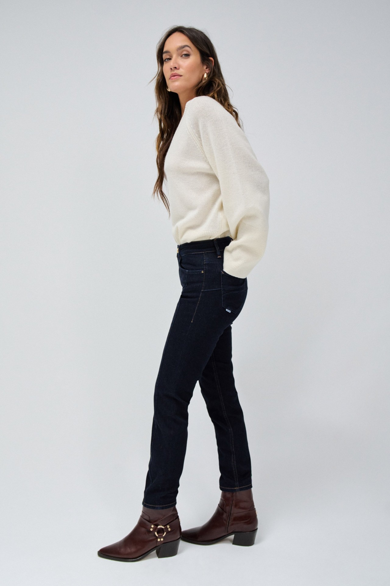 JEANS DESTINY PUSH UP CROPPED SKINNY