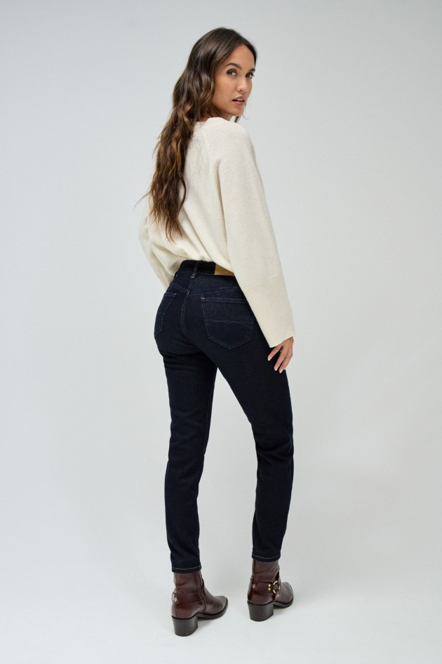 DESTINY PUSH UP CROPPED SKINNY JEANS