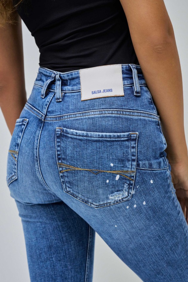 FAITH PUSH IN WITH TEARS JEANS