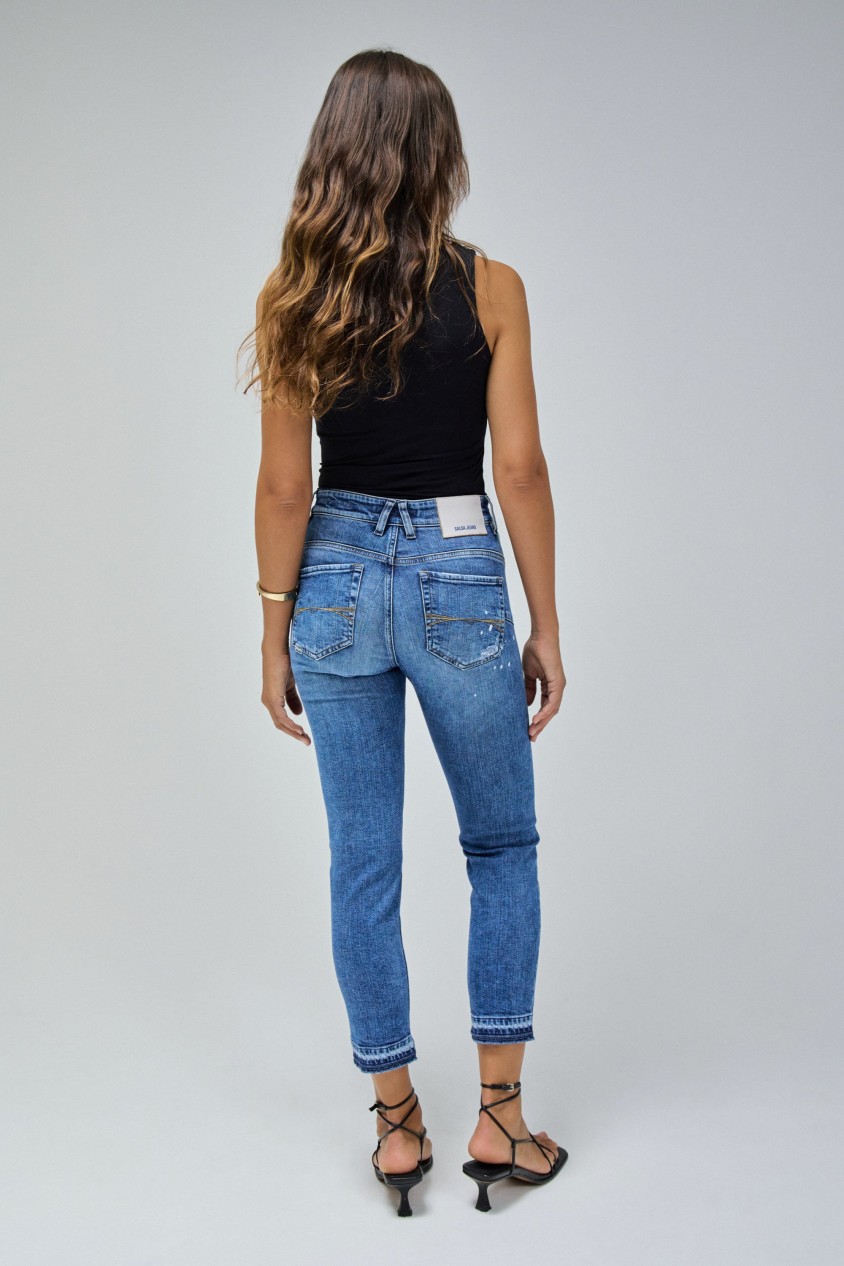 FAITH PUSH IN WITH TEARS JEANS