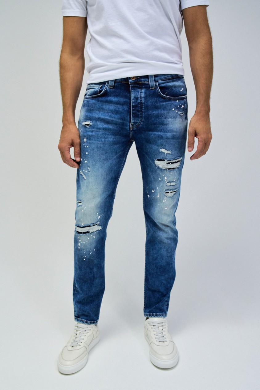 CRAFTSERIES WITH RIPS JEANS