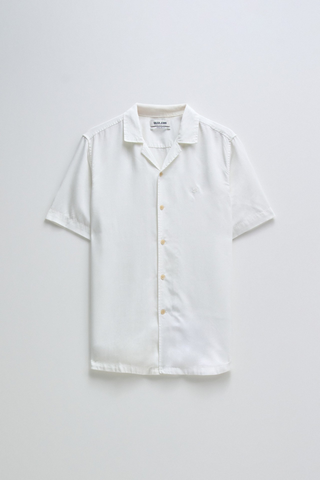 SHORT SLEEVE LIGHTDENIM SHIRT